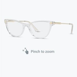 Versace Clear Eyeglasses with case